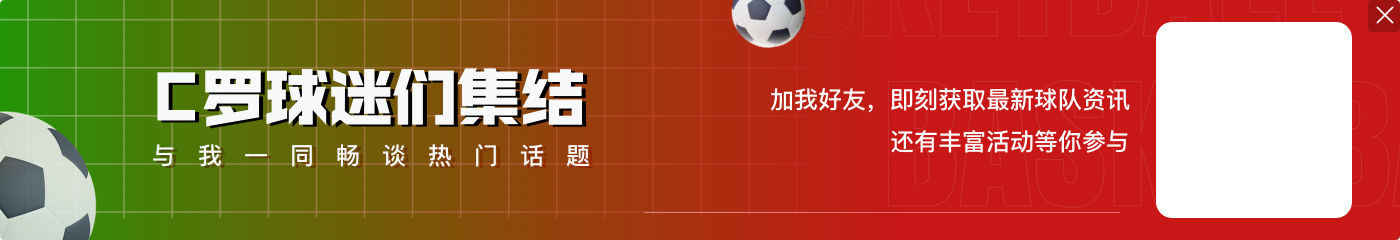 即将在亚冠1/4决赛对阵横滨水手!记者:C罗将在本轮沙特联轮休